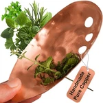 Handmade Copper Herb Stem Stripper Bowl Tool With 7 Hole Size.... Fixed Price $45.51.