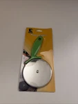 Pizza Cutter Slicer With Stainless Wheel Steel Green Handle. Fixed Price $5.69.