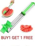 Buy 1 Get Free!! Watermelon Cutter Stainless Steel Windmill Fruit Slicer. Fixed Price $13.95.