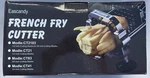 Eascandy French Fry Cutter, Heavy Duty Potato Slicer W/1/2 3/8 Inch Blades. Fixed Price $49.99.