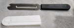 Ltd Pampered Chef Cheese Knife W/protective Cover Euc #1125 Cut And Serve. Fixed Price $11.97.