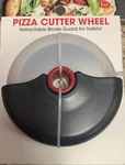 Pizza Cutter Slicer With Wheel Retractable Blade Guard For Safety By Gwen. Fixed Price $6.00.