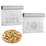 2PCS Bench Dough Scraper Cutter, Lccowot Stainless Steel Kitchen Food. Fixed Price $16.11.