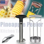 Stainless Steel Pineapple Cutter Peeler Corer Slicer Kitchen Tool Fruit Rings. Fixed Price $9.71.