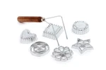 Norpro Cast Aluminum And Wood Rosette/timbale 7 Piece. Fixed Price $25.30.