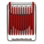 Norpro Dual Sided Flip Slicer Red 4 25 Inch Kitchen Tool For Prep. Fixed Price $21.99.