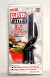 Clever Cutter 2 IN1 Knife Cutting Board Scissors - Chops And Slices Food New. Fixed Price $9.95.