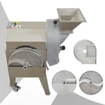 110V 1HP Fruit And Vegetable Slicing/shredding/dicing Cutter Machine 300-800KG/H. Fixed Price $1523.52.