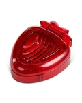 Hic Strawberry Slicer With Stainless Steel Wires, Red. Fixed Price $10.95.