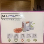 Nunewares Professional 5-BLADE Spiralizer Vegetable Slicer Cutter In Box. Fixed Price $29.97.