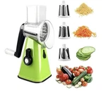 Rotary Cheese Grater Kitchen Mandoline Vegetable SLICER-3 Interchangeable Blades. Fixed Price $34.99.