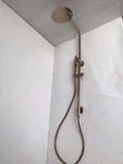 2023 Polished Rose Gold Shower Head 200 Mm Hand Held Wall Mixer Set Sliding. Fixed Price $263.84.