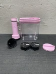 Wolfgang Puck BSPL0010 3-IN-1 Rate Color Pink Electric Power Spiralizer. Fixed Price $22.99.