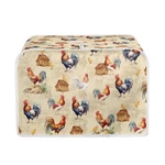 Annejudy Chicken Pattern Two Toaster Cover, 4 Slice,. Fixed Price $21.04.