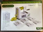Brieftons 7-BLADE Vegetable Spiralizer White/green New Open Box. Fixed Price $17.95.