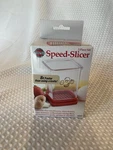 Norpro Speed Slicer With Push Plate, Red, 3"L X 3"W 4.25"H. Fixed Price $9.99.