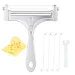 Lxuejie Stainless Steel Wire Cheese Slicer, Adjustable Hand One Size, Silver. Fixed Price $10.36.