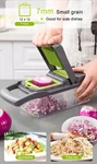 Kitchen Ideas 16PCS Multi-functional Veggie Slicer Grater Chopper Set. Fixed Price $15.00.