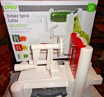Prep Solutions By Progressive Deluxe Spiral Cutter With 3 Cutting Blades Options. Fixed Price $9.99.