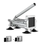 French Fry Cutter Stainless Steel Potato Vegetable Slicer Chopper W/ Blades. Fixed Price $56.29.