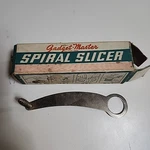 Vintage Gadget Master Spiral Slicer 6 Popeil Brothers Chicago Illinois. Fixed Price $8.50.