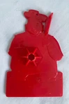 Vintage "lil Chef" Red Plastic Juice Reamer And Cleaver Kitchen Gadget. Fixed Price $6.99.