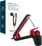 Kitchendao Cherry Pitter Tool, Large Cross-pitting Head, Non-slip Handle, Safe. Fixed Price $17.99.