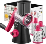 Geedel Rotary Cheese Grater, Kitchen Mandoline Vegetable Slicer With 3 Rosy. Fixed Price $45.43.