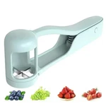 Tomato Slicer Cutter Grape Tools Cherry Fruit Salad Splitter Artifact For Toddle. Fixed Price $17.99.