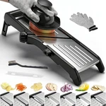 Mandoline Food Slicer For Kitchen, Adjustable Stainless Steel Vegetabl. Fixed Price $31.94.