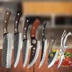 Kitchen Meat Cleaver Boning Knife Set Chef Scissors Vegetable Chopper Fit Bbq. Fixed Price $55.90.
