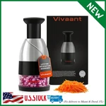 Slap Manual Hand Chopper - Versatile Food Dicer, Vegetable Slicer. Fixed Price $38.99.