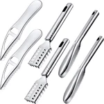 Mudder 6 Pieces Fish Scaler Remover Brush Stainless Steel Sawtooth Scarper. Fixed Price $19.01.
