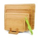 Willkommen 4-PIECE Bamboo Cutting For Kitchen, Chopping Set With.... Fixed Price $66.98.