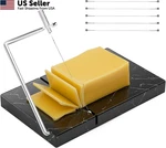 Topulors Cheese Slicer - Cutter With 5 Replacement Upgrade Thick Black. Fixed Price $27.65.