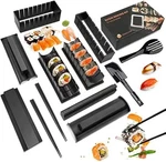 Mlryh Sushi Making Kit Maker Pcs Plastic Premium Set 12, Black. Fixed Price $26.05.