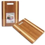 Bamboo Cutting Board 12"X8" Carving Chopping Slice Dice With Hand Grip. Fixed Price $13.87.