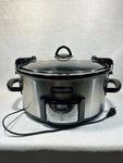 Crock-pot SCCPVL610-S-A Slow Cooker Quart Programmable With Timer, Vgc. Fixed Price $100.00.