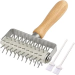 Evedmot Pizza Dough Docker Roller Stainless Steel, Pin Puncher Wood. Fixed Price $18.96.