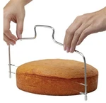 Double Wire Cake Cutter Stainless Steel Bread Slicer Leveler Baking Tool. Fixed Price $5.49.