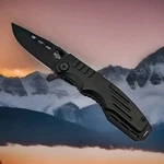 Grand Way 6681 Folding Pocket Knife, 440C Steel & Plain Blade, Aluminum Handle. Fixed Price $17.17.