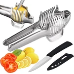Kaycrown Tomato Slicer Holder With Paring Knife Lemon Cutter For Slici.... Fixed Price $26.99.
