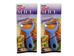 Kiwi Pro Wavy Blade Peeler Zigzag Stainlesssteel Slicer Thai - Pack Of 2. Fixed Price $22.99.