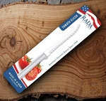 Rada Cutlery Tomato Slicer Kitchen Knife 5" T420 Steel Blade Aluminum Handle. Fixed Price $17.59.
