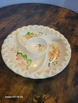 Design Metro Marketing Hand Painted Stoneware Serving Tray Platter. Fixed Price $14.99.