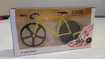 Doiy Fixie Yellow Black Bicycle Pizza Cutter Bike With Stand. Fixed Price $14.99.