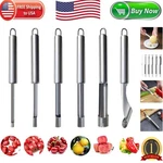 Multi-functional Fruit Core Remover Set 6 Durable Stainless Steel Tools. Fixed Price $16.99.