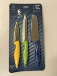 Core Kitchen Stainless Steel Perfect Precision 3 Knives/sheathes New. Fixed Price $13.00.