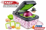 12-IN-1 Vegetable Chopper Onion Dicer Cutter Slicer Food Container Kitchen. Fixed Price $22.13.