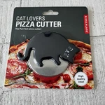 Kikkerland Cat Lovers Pizza Cutter New Steel Black Kitty Kitchen Utensil. Fixed Price $8.98.